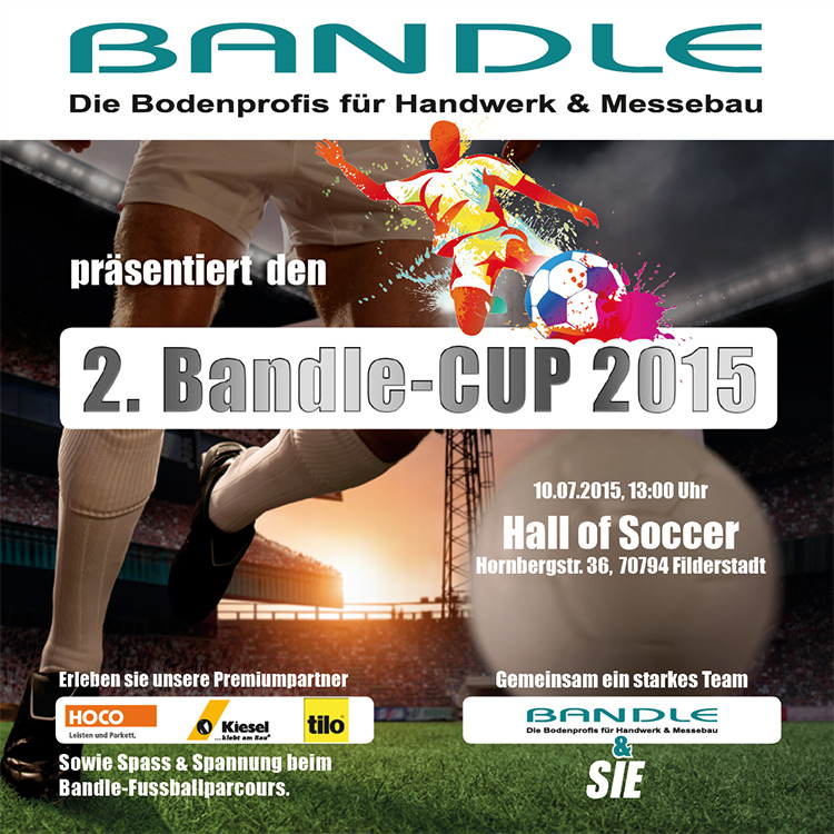 Bandle Cup Ankündigung Print & Layout