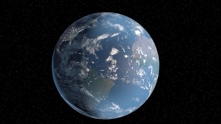 3D Modelling Erde