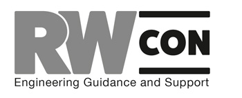 RW-Con Logo Design Graustufen